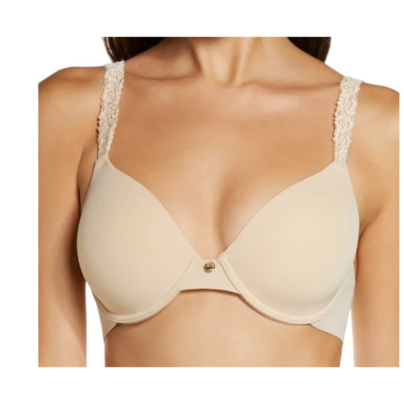 Natori bra 731080 Rose Dream Custom Coverage Underwire tan size 34DDD 34F - Picture 1 of 6